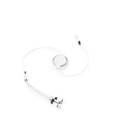 Cabo USB Retrátil 3 em 1