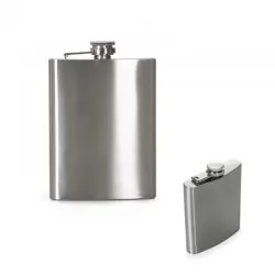 Cantil Metal Porta Whisky Personalizado 