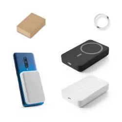 Carregador portátil magnética com carregador por indução 10.000 mAh