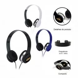 Fone de Ouvido Headphone com Fio Personalizado 